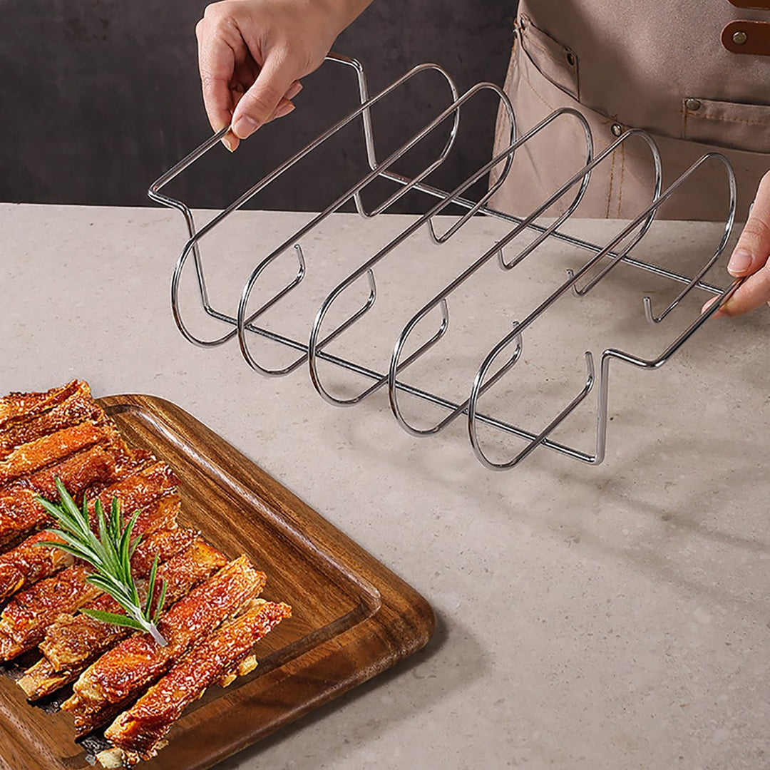 Spareribs Halter Grill, Rippchenhalter Spareribs, Rippchenhalter Grillen, Halter BBQ Grill, Rib Hold