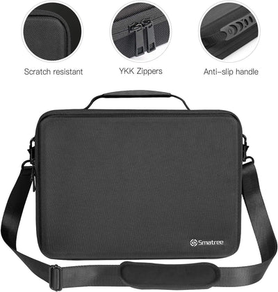 Smatree 15,6 Zoll Aktentasche Umhängetasche, Laptop-Hartschalen Tasche Kompatibel mit 2023 2019 16,2