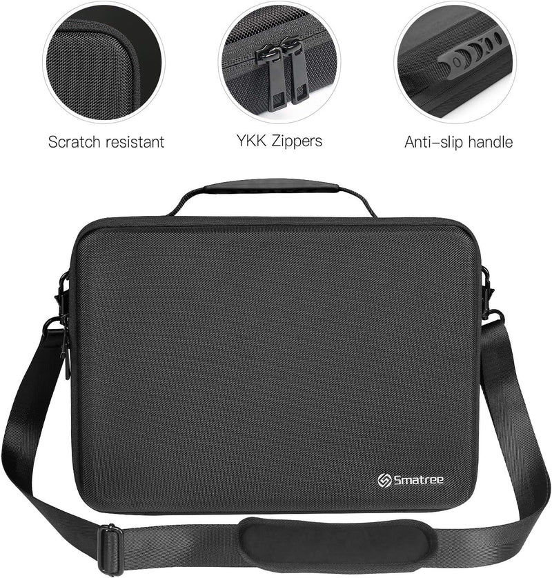 Smatree 15,6 Zoll Aktentasche Umhängetasche, Laptop-Hartschalen Tasche Kompatibel mit 2023 2019 16,2