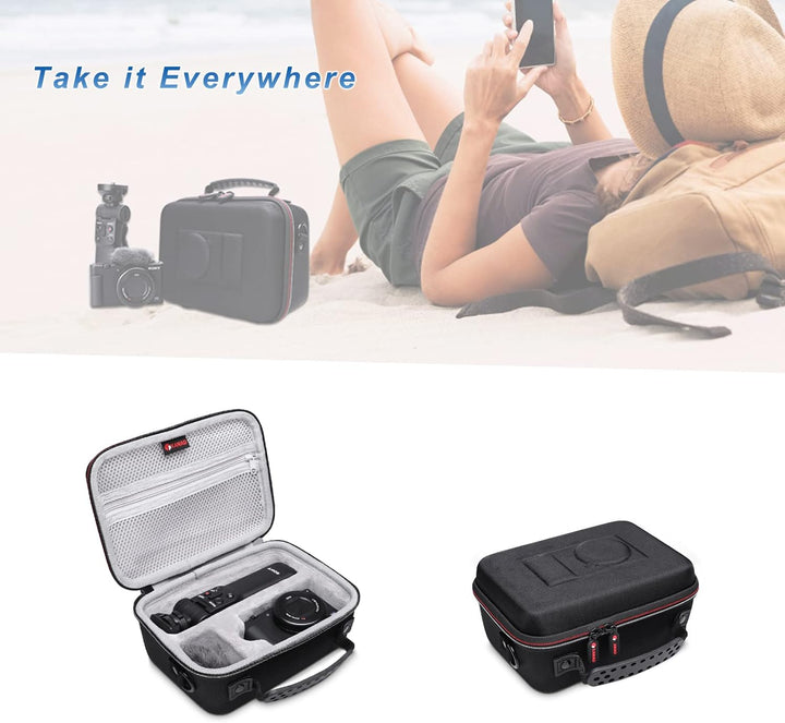 XANAD Tasche für Sony Vlog Kamera ZV-1 ZV-1II 2 Digitalkamera mit Bluetooth Handgriff Tragetasche gr