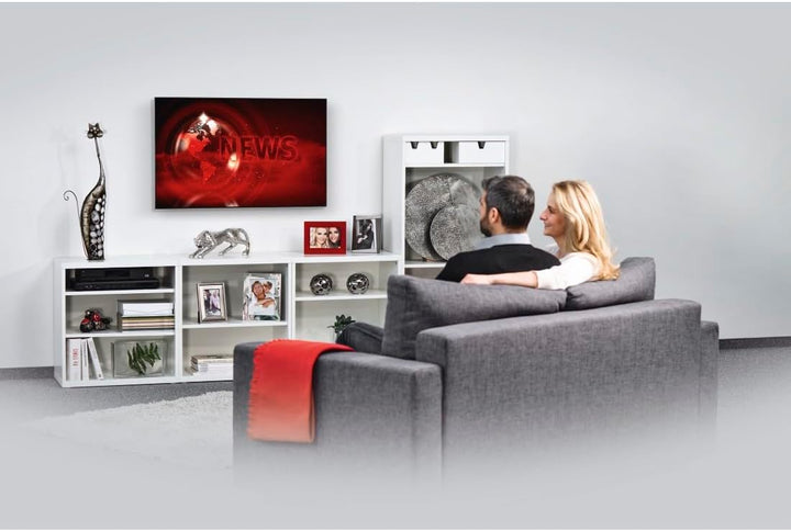 Hama TV Wandhalterung, starr (TV Wandhalterung 32-75 Zoll, VESA 50x50 bis VESA 400x400, bis 40kg, ex