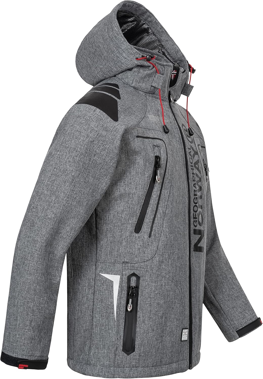 Geographical Norway Herren Tambour Herren Softshell Jacke S Blended Grey, S Blended Grey