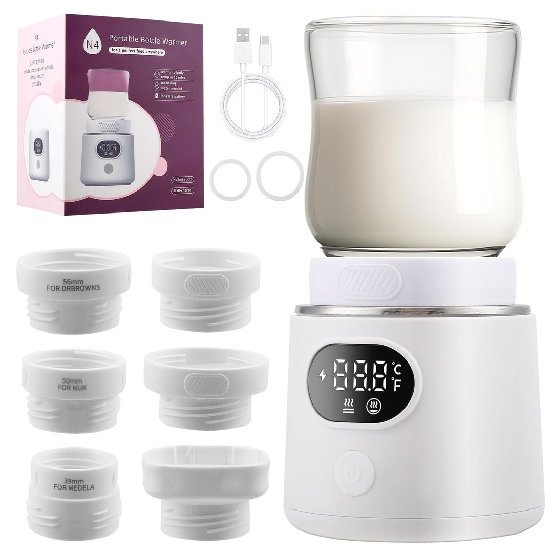 Bottle Warmer, Portable, Quick Bottle Warmer with USB Cable, Milk Warmer, Baby Portable, Bottle Warm