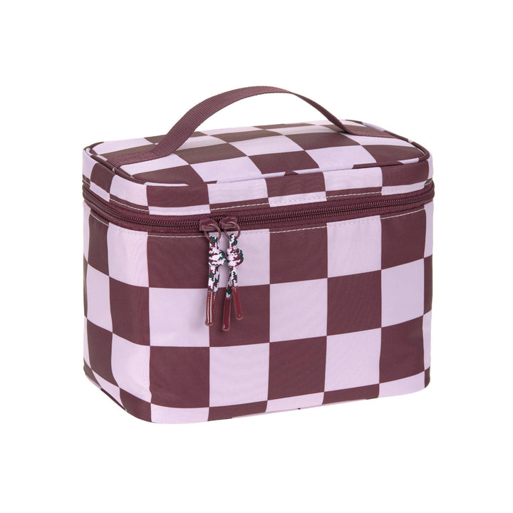 LÄSSIG Baby Wickeltisch Organizer Windel-Organizer to Go/Casual Nursery Caddy To Go Dunkelrot, Dunke