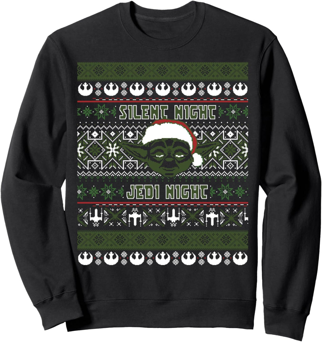 Star Wars Yoda Silent Night Christmas Sweater Sweatshirt