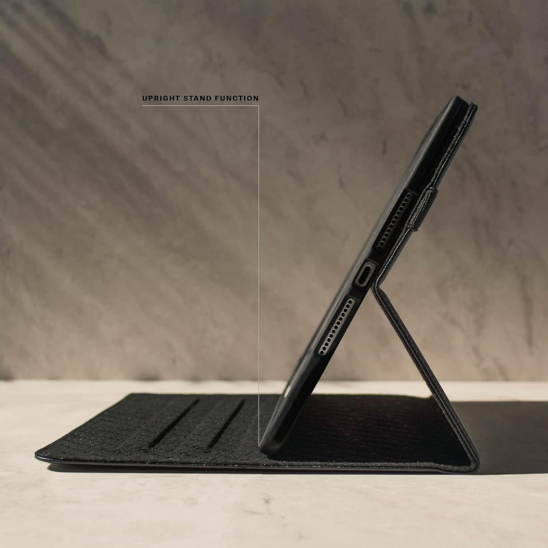 TORRO Lederhülle Kompatibel Mit iPad 9., 8., und 7. Generation (10.2") - Echtes Leder Hülle Mit Stan