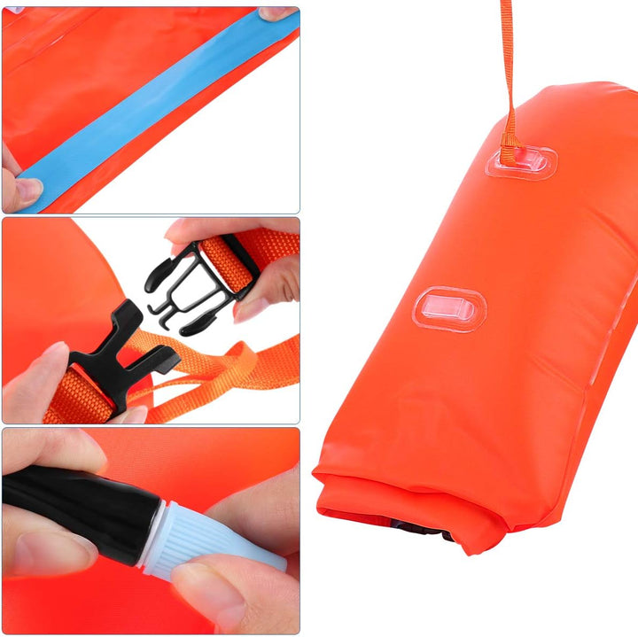 VORCOOL Open Water Swim Boje Ultraleicht Sicherheits Schwimmer Schwimmsack für Schwimmer Triathleten