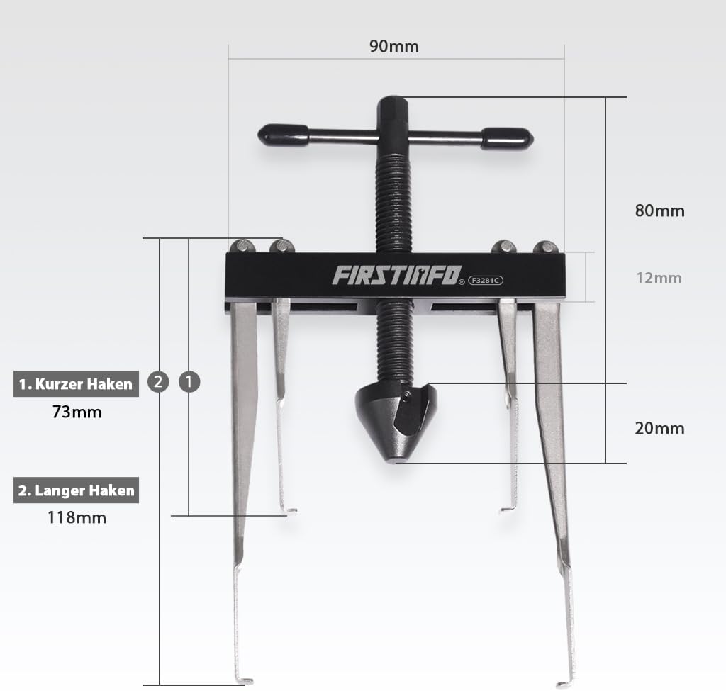 FIRSTINFO F3281C | Kurbelwellen- und Nockenwellendichtringabzieher Removal Puller Kit, Removal Pulle