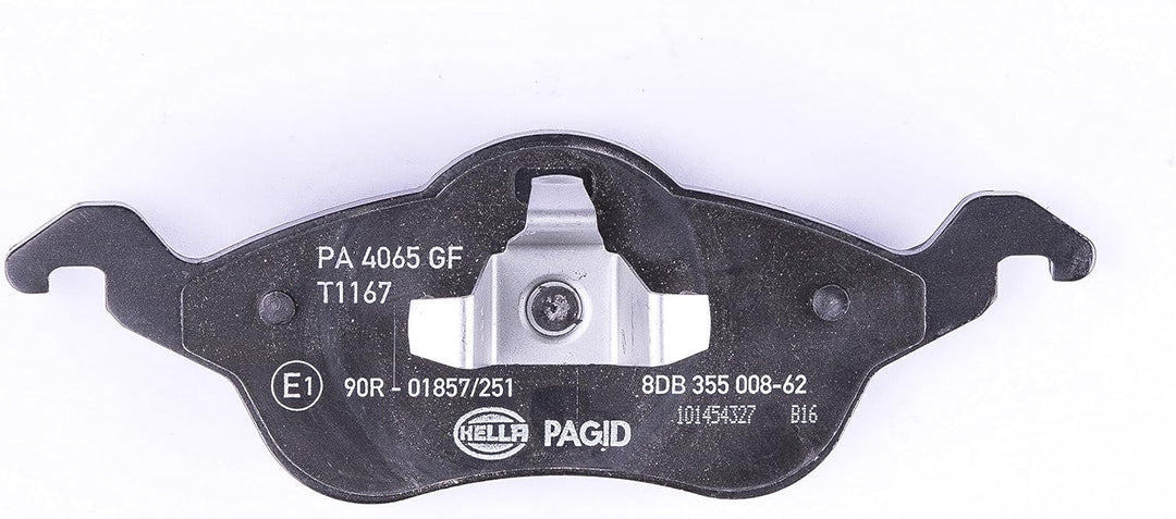 HELLA PAGID 8DB 355 008-621 Bremsbelagsatz - T1167 - Dicke/Stärke: 19.3mm - Bremssystem: Teves - nic