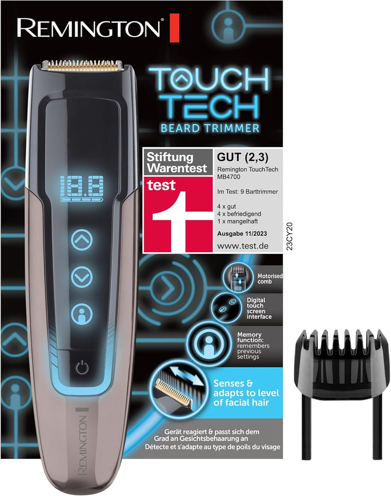 Remington Barttrimmer Herren MB4700 (digitale TouchScreen-Oberfläche, 0,4-18mm Längeneinstellung, Ne