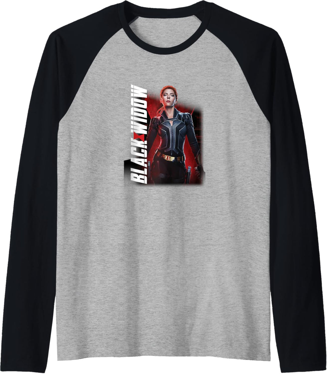Marvel Black Widow Character Portrait Raglan