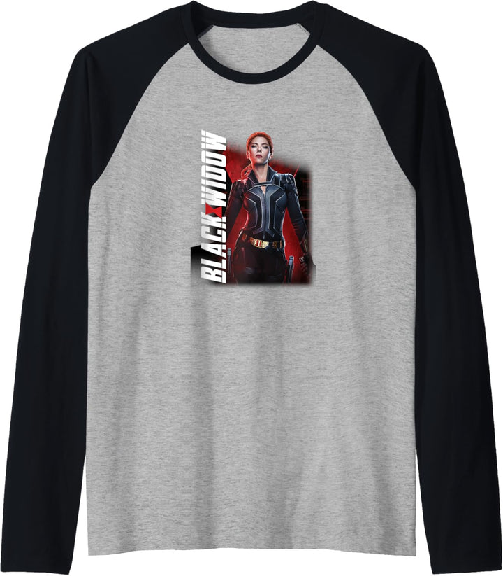 Marvel Black Widow Character Portrait Raglan