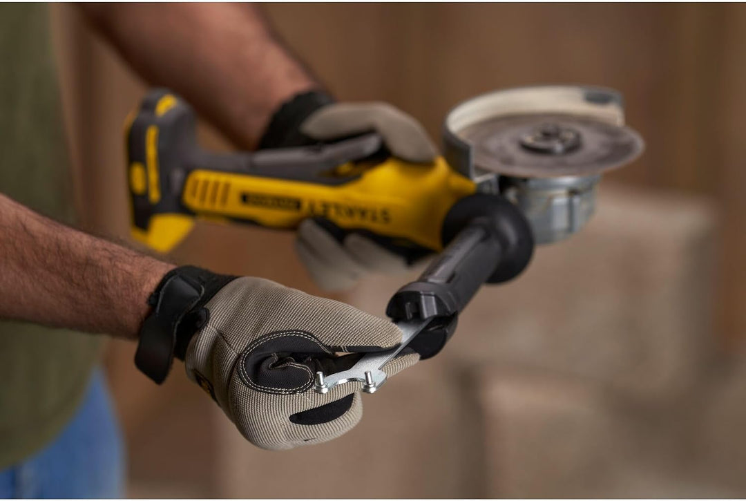 Stanley FatMax V20 Akku-Winkelschleifer SFMCG700B (18V, 125mm Scheiben-ø, bürstenloser Motor, robust