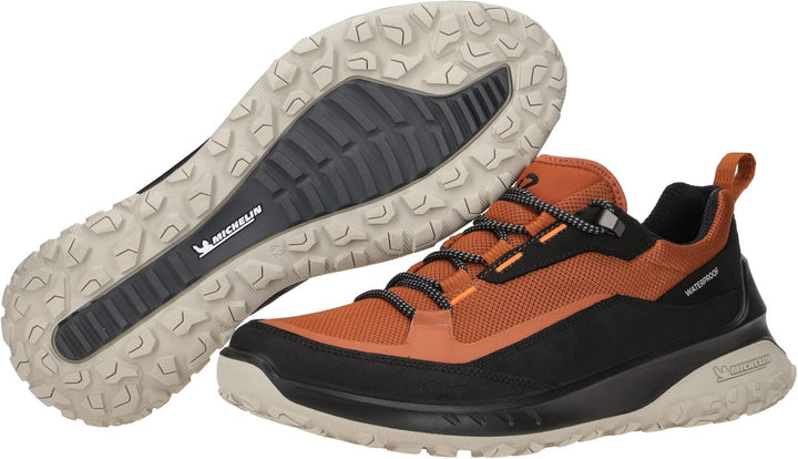 ECCO Herren ULT-trn M Low Wp Outdoor Shoe 41 EU Black Cognac, 41 EU Black Cognac