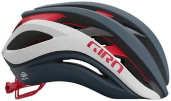 Giro Aether Spherical Rennrad Fahrrad Helm matt schwarz/weiss/rot 2022, S