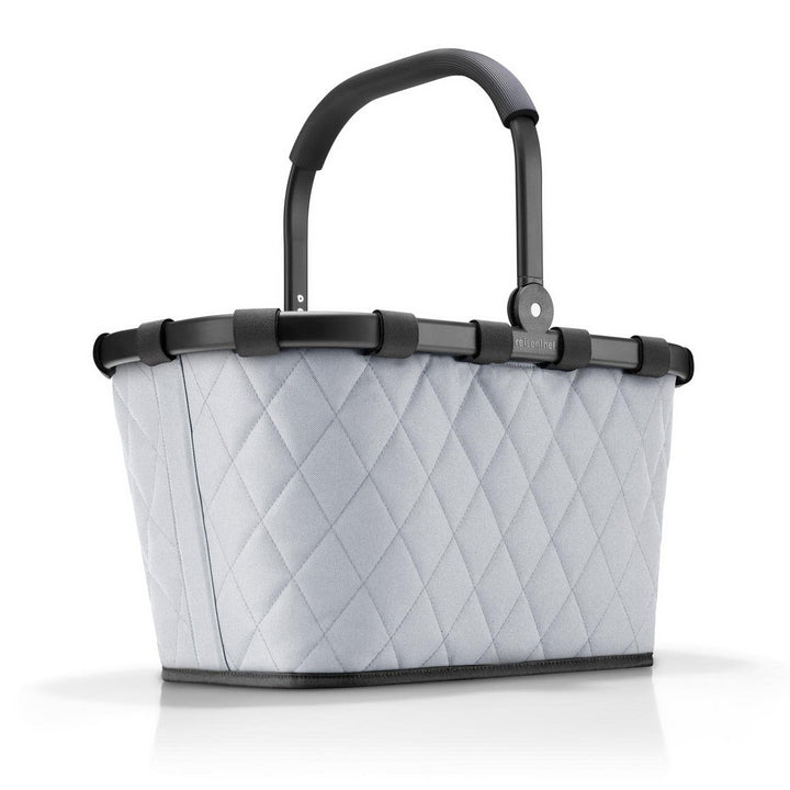 reisenthel carrybag frame rhombus light grey – Stabiler Einkaufskorb mit viel Stauraum und praktisch