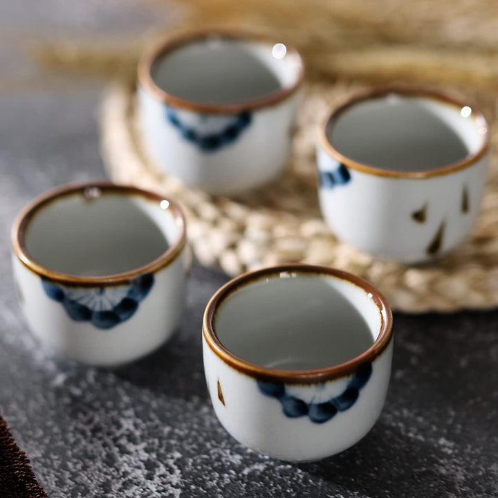 Sake Tassen Set Japanische Keramik Sake Tassen Kleine Teetasse Weisse Tasse, Weisse Tasse