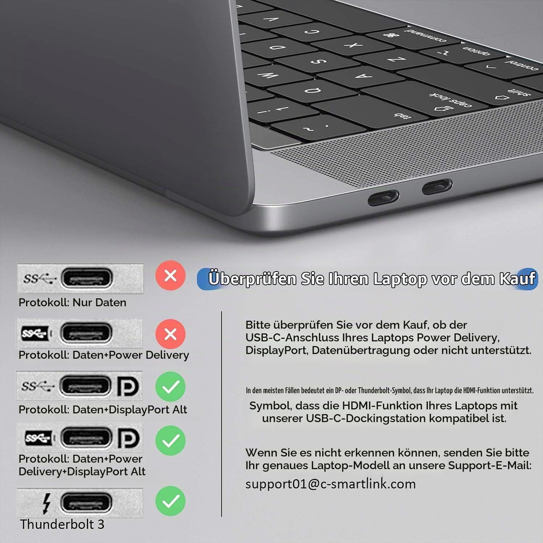 USB C Docking Station, 9 in 1 USB C Hub 2 HDMI Dual Monitor,Gigabit Ethernet, USB 3.0&amp;USB 2.0, 100W