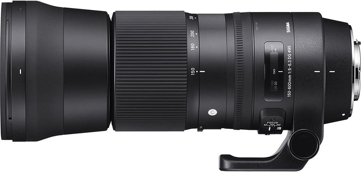 Sigma 150-600mm F5,0-6,3 DG OS HSM Contemporary Objektiv für Nikon F Objektivbajonett & 1,4-Fach Tel
