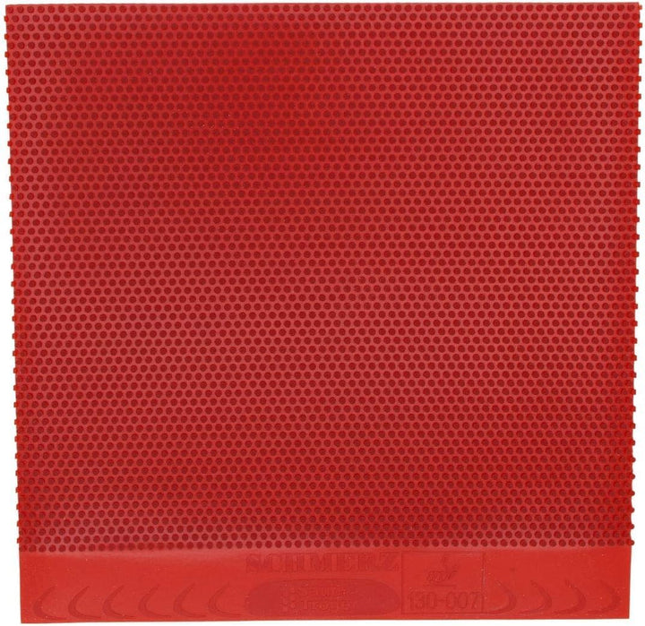 Tischtennis Belag | Lange Noppe Schmerz | Rot, Schwarz | OX, 0,5 | Sauer & Tröger Rot 0,5 mm, Rot 0,
