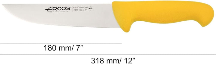 Arcos Fleischermesser aus Nitrum Edelstahl - Ideal für Fleisch - Griff aus Polypropylen, System zur