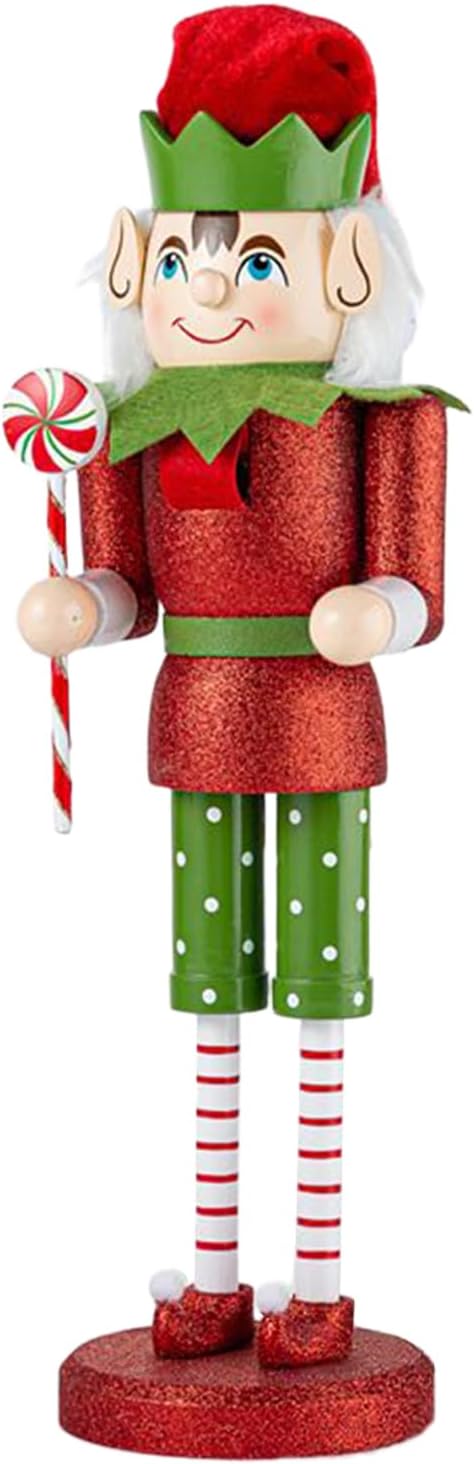 Weihnachtsdekoration Nussknacker,Nussknacker Figur - 38 cm Festlicher Tischdekoration Für Kamin Wohn