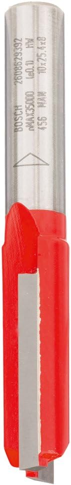 Bosch Accessories Professional Nutfräser (für Holz, Schaft 8mm, Ø8mm, Arbeitslänge 31,8mm, Gesamtlän