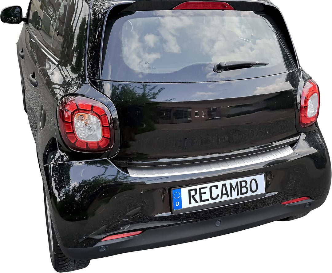Ladekantenschutz Edelstahl MATT kompatibel für Smart ForFour | W453 | BJ 2014-2019 | premium Qualitä