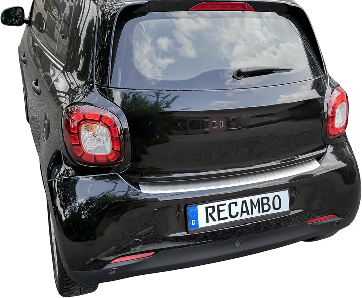 Ladekantenschutz Edelstahl MATT kompatibel für Smart ForFour | W453 | BJ 2014-2019 | premium Qualitä