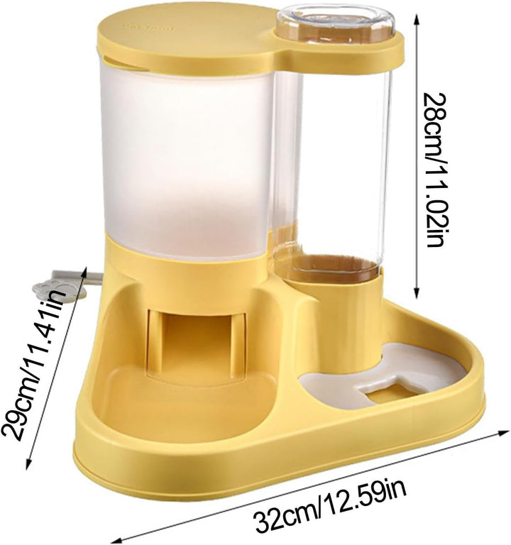 Automatische Futterspender für Hunde, 2-in-1, automatisches Futter- und Wasserspender-Set, grosse Öf