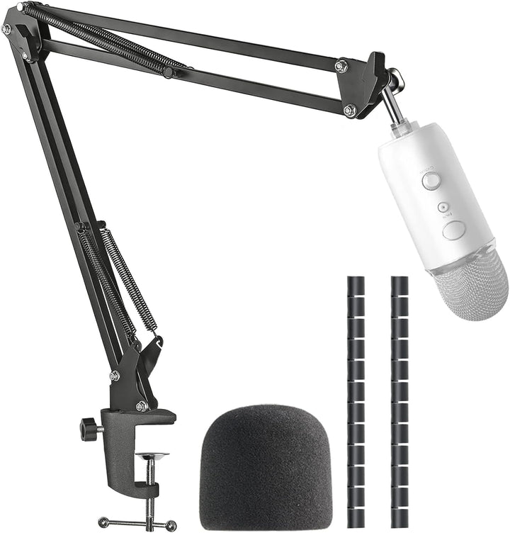 SUNMON für Blue Yeti Mikrofon Arm - Mikrofonarm Mikrofonständer mit Yeti Mikrofon Popschutz, kompati