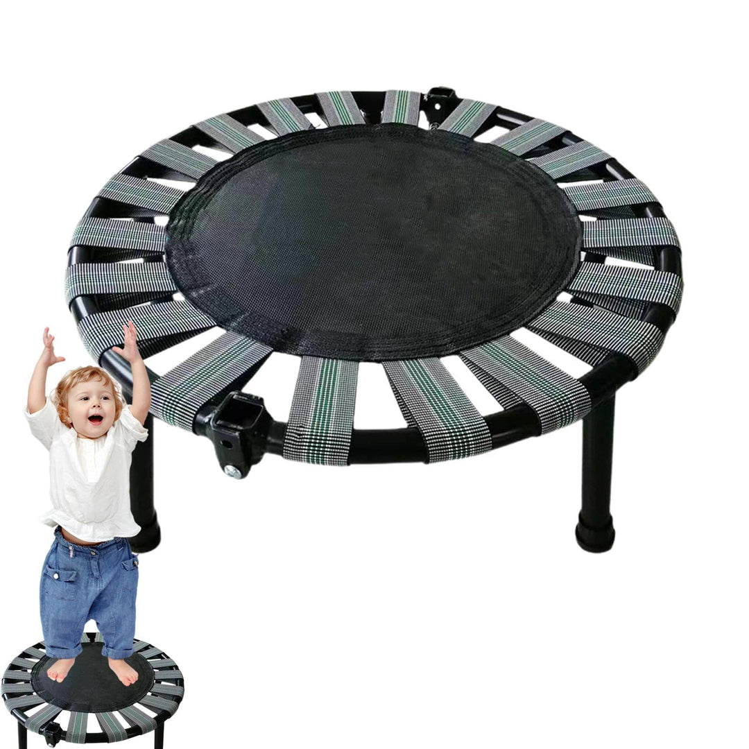 Kleines Trampolin,Trampolin Indoor | Übungs-Sprungbett,Zusammenklappbares Trampolin mit Einer maxima