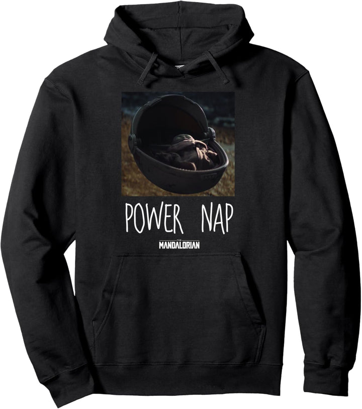 Star Wars The Mandalorian The Child Power Nap Portrait Pullover Hoodie