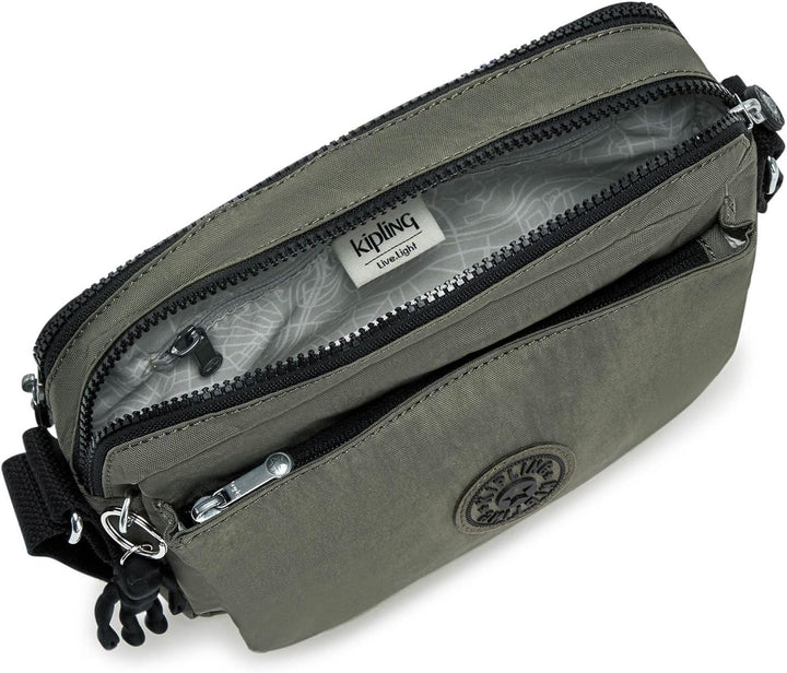 Kipling Damen Abanu M Crossbody, Grün Moss, 24x17x9 cm (B x H T) EU Green Moss, Green Moss