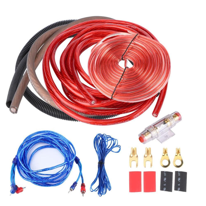 KSTE Subwoofer Cable, Subwoof Verstark, Audio Verstark, Car Subwoofer Wire Kit, 4 Guage 2800W Car Au