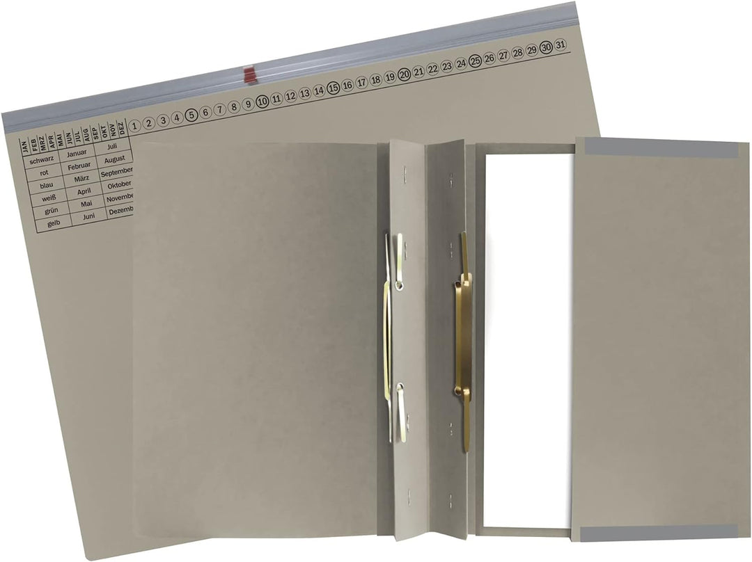 Exacompta 370410B 25er Pack Premium Kanzlei Hängehefter Exaflex Rechtsheftung, zwei Abheft-Vorrichtu