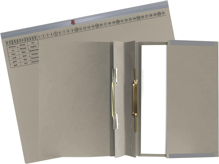 Exacompta 370410B 25er Pack Premium Kanzlei Hängehefter Exaflex Rechtsheftung, zwei Abheft-Vorrichtu