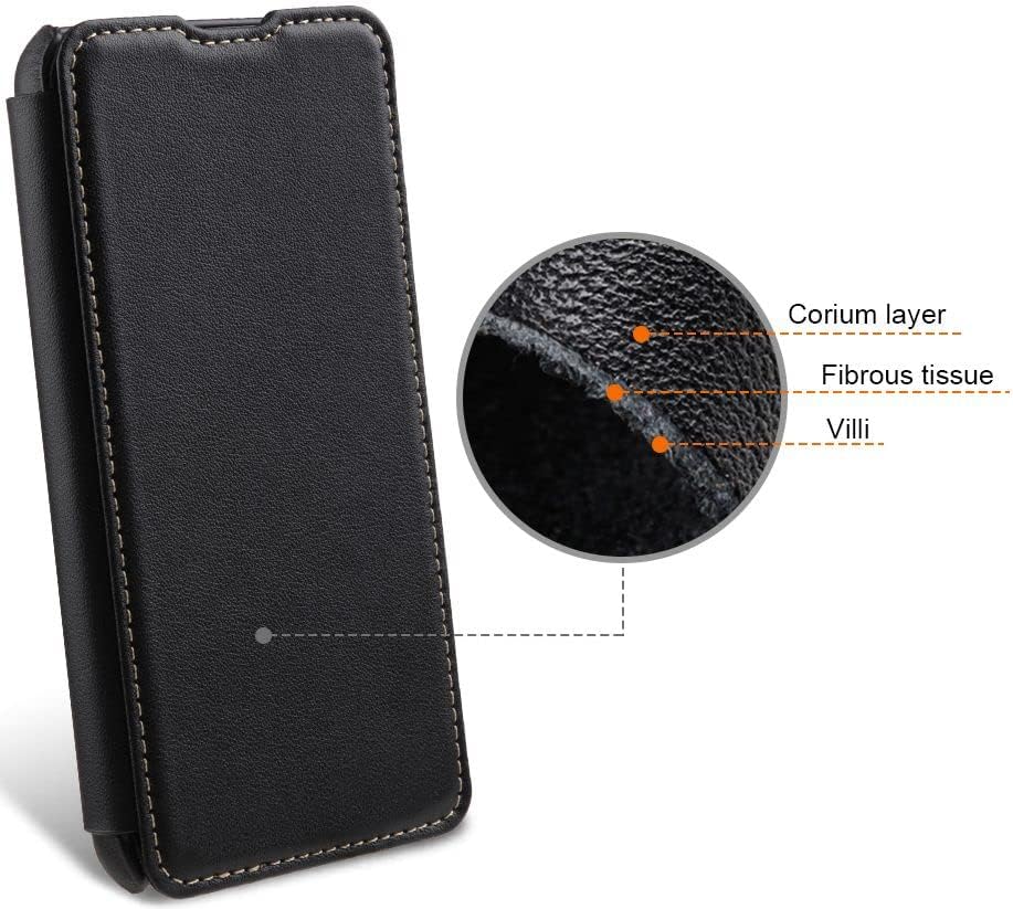 STILGUT Book Case kompatibel mit Samsung Galaxy S23 Hülle aus Leder, Lederhülle, Klapphülle, Handyhü