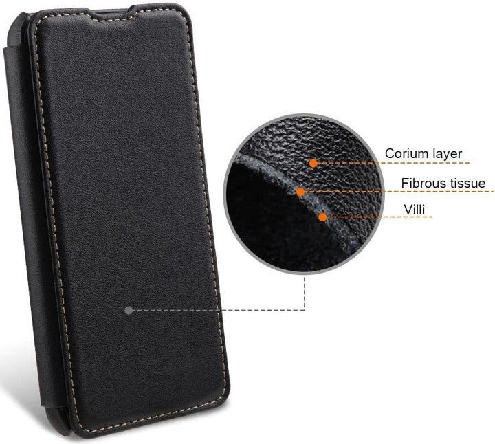 STILGUT Book Case kompatibel mit Samsung Galaxy S23 Hülle aus Leder, Lederhülle, Klapphülle, Handyhü