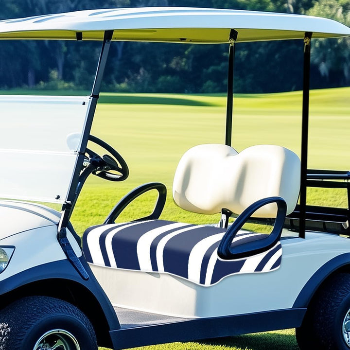 ORIGACH Gestreiftes Muster Golfwagen Sitzbezüge, Universal Golfwagen Sitzdecke Für Kühlen Und Bequem