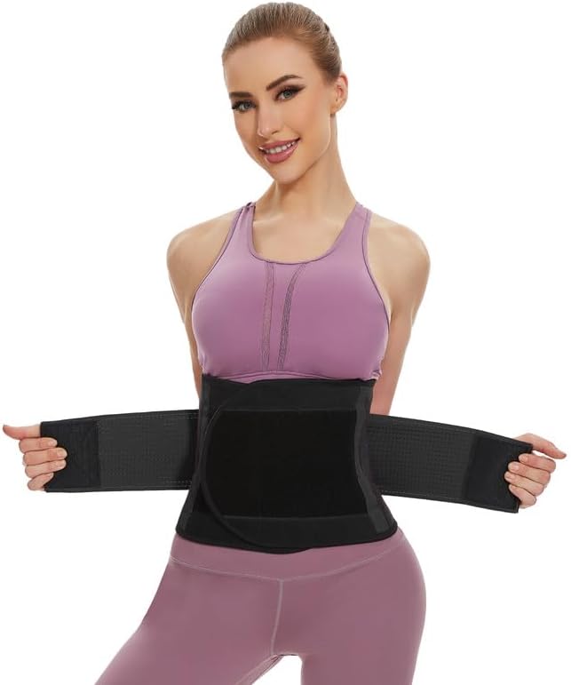 SIHOHAN Bauchweggürtel, Fitness Gürtel Verstellbarer, Taille Trimmer Gürtel Fitnessgürtel, Abnehmen