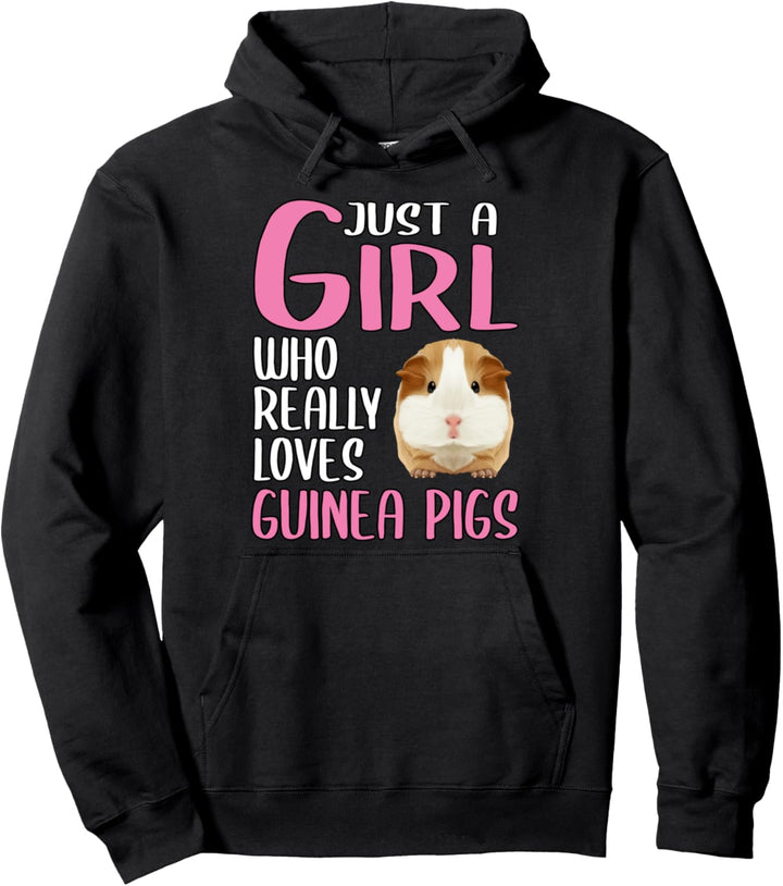 Just A Girl Meerschweinchen Geschenk Meerschweinchen Pullover Hoodie