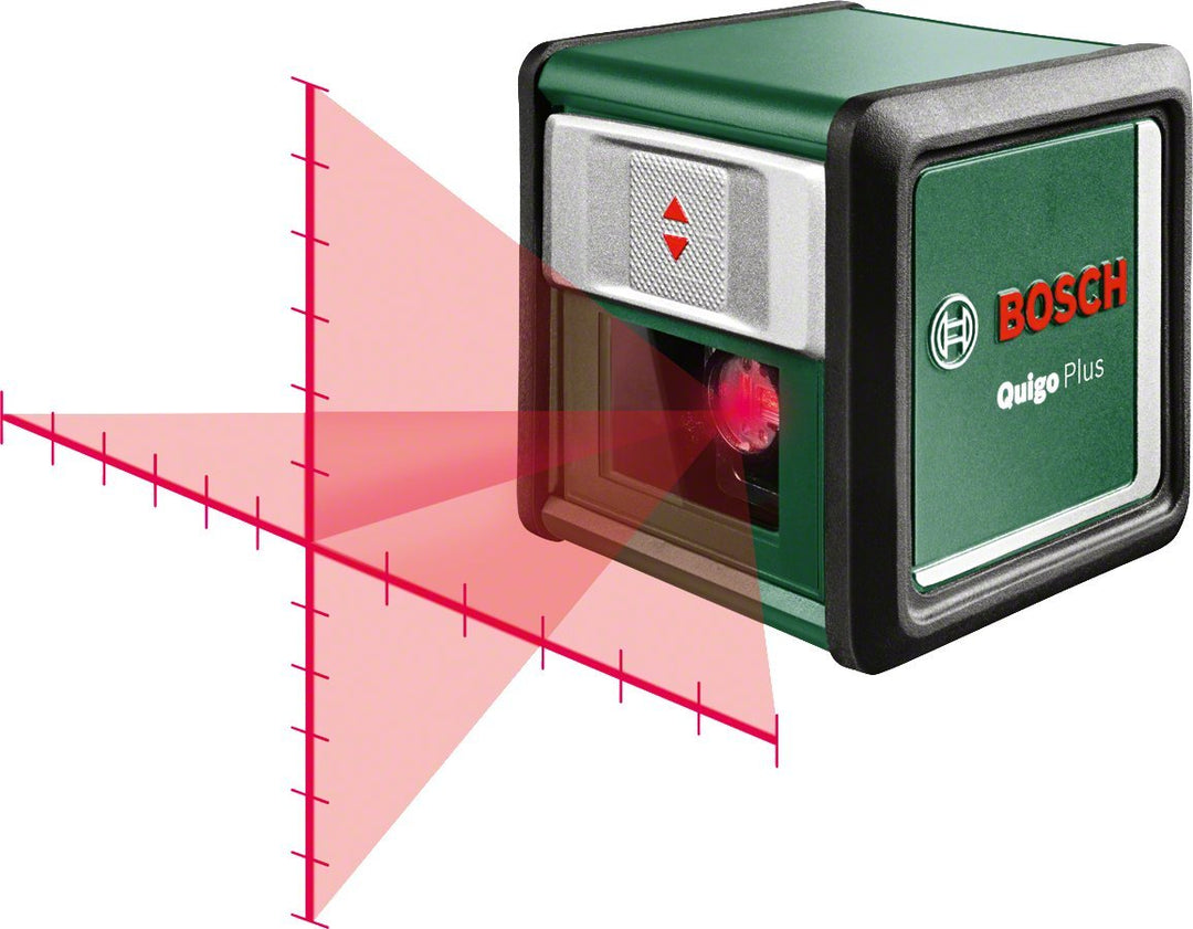 Bosch Home and Garden Bosch Kreuzlinienlaser Quigo Plus mit Stativ (einfaches Ausrichten in gleichen