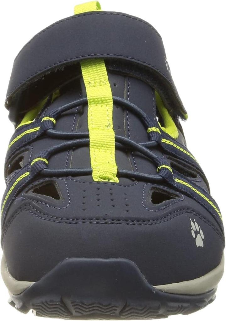 Jack Wolfskin Unisex Kinder Sun Climber K Sandale 31 EU Blue Lime, 31 EU Blue Lime
