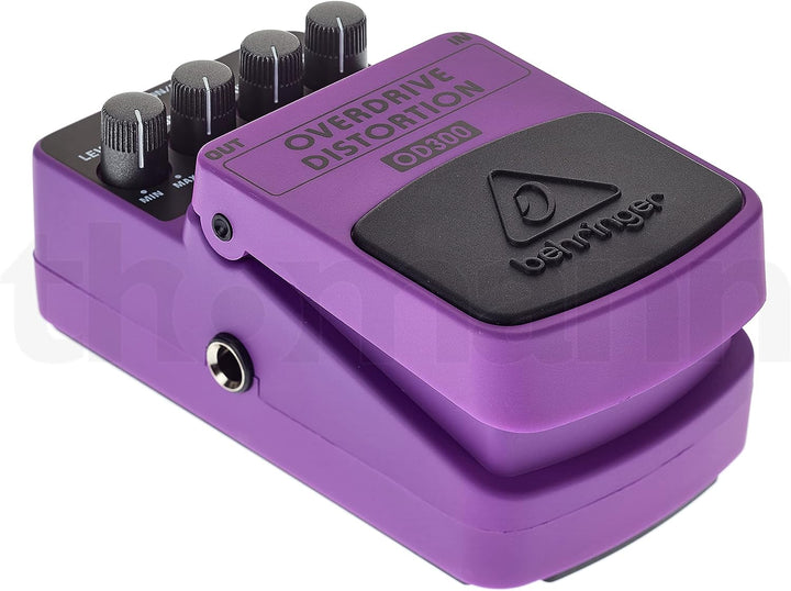 Behringer OVERDRIVE/DISTORTION OD300 2-Mode Overdrive/Distortion Effektpedal OVERDRIVE/DISTORTION OD