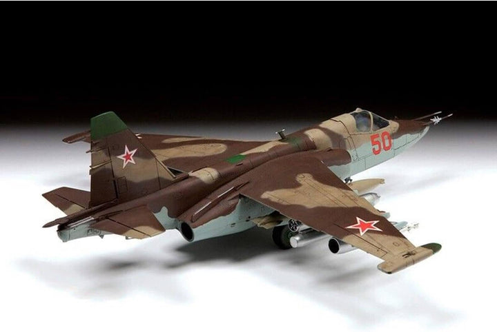 Zvezda 4807 1:48 Sukhoi SU-25 Frogfoot Sov.att.airc. - Modellbausatz,Plastikbausatz, Bausatz zum Zus
