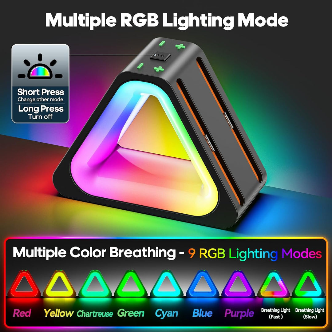 Tokluck Ladestation für 2025 Nintendo Joy Con 2, Schnelle Switch 2 Joy Con Magnetische Ladestation m