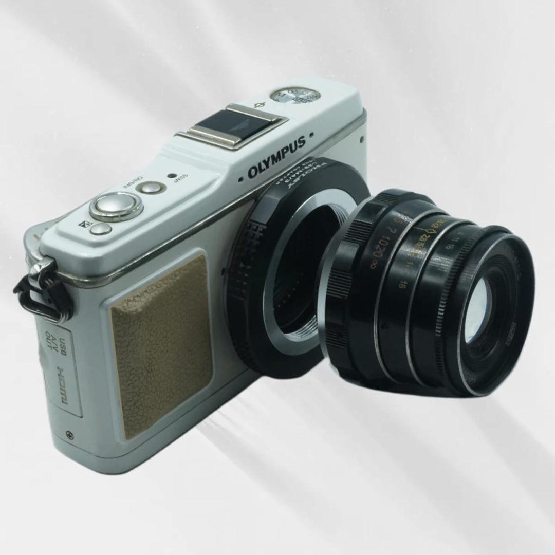 PHOLSY Konverter für L39 auf MFT Objektivadapter Kompatibel für Leica L39 M39 LTM 39mm Objektiv auf