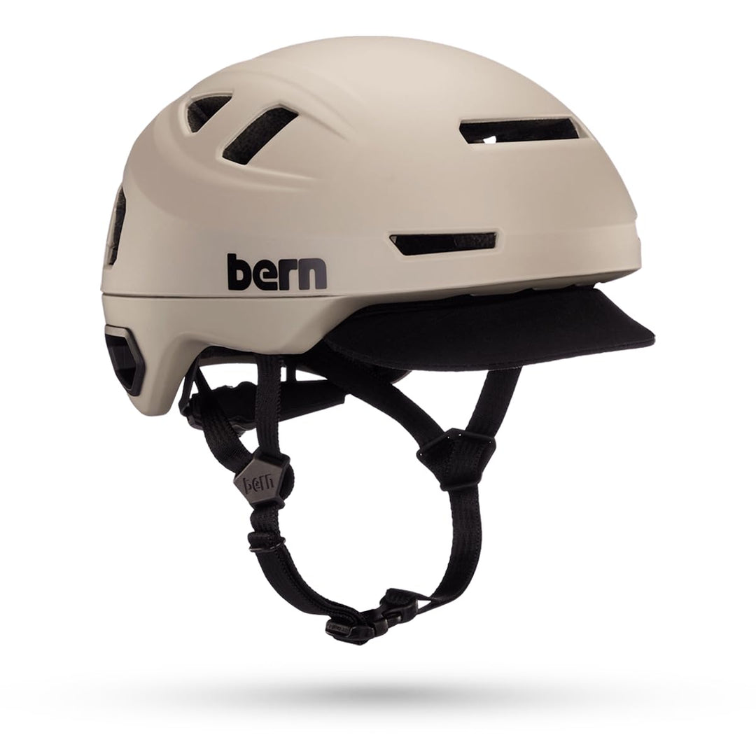 Bern, Hudson Commuter Helm mit MIPS, integriertem LED-Rücklicht und Bügelschloss-Kompatibilität, L S
