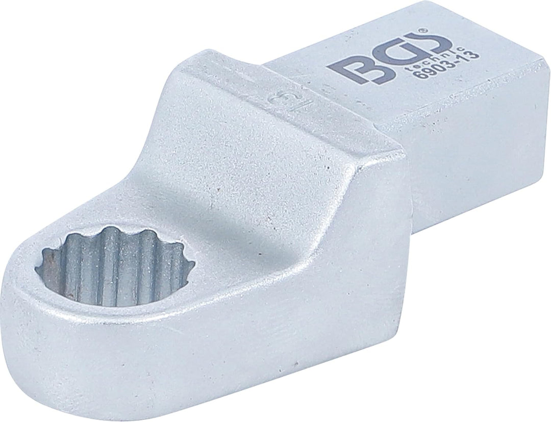 BGS 6903-13 | Einsteck-Ringschlüssel | 13 mm | Aufnahme 14 x 18 mm, 13 mm